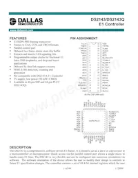 DS2143QN+ Datasheet Cover