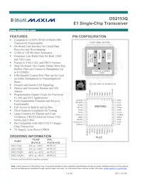 DS2153Q-A7+T&R Datasheet Cover