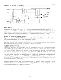 DS2187S+ Datasheet Page 2
