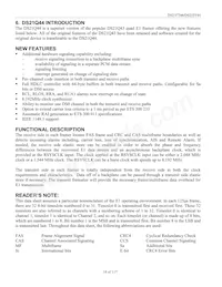 DS21FT44N+ Datasheet Page 18