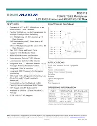 DS3112N+W Datasheet Cover