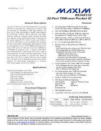 DS34S132GN Datasheet Cover