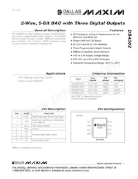 DS4302Z-020+ Datenblatt Cover
