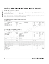DS4302Z-020+ Datasheet Pagina 2