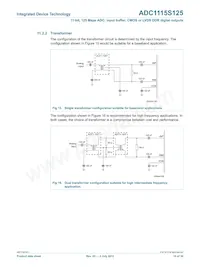 IDTADC1115S125HN-C18 Datenblatt Seite 16