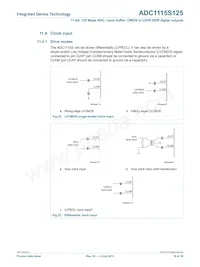 IDTADC1115S125HN-C18 Datasheet Page 19
