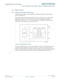 IDTADC1115S125HN-C18 Datasheet Page 21