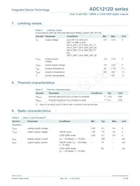 IDTADC1212D105HN-C18 Datasheet Page 7