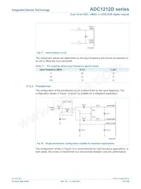 IDTADC1212D105HN-C18 Datasheet Page 19