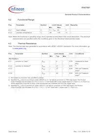 IFX27001TF V26 Datasheet Page 6