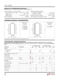 LTC1099CN#30369 Datasheet Pagina 2