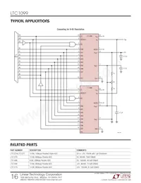 LTC1099CN#30369 Datasheet Page 16