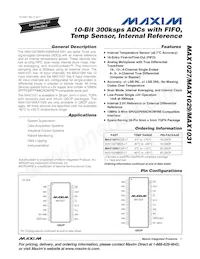 MAX1031BCEG+T Datenblatt Cover