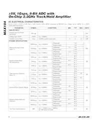 MAX104CHC-D Datasheet Page 4