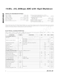 MAX1062ACUB+T Datasheet Page 2