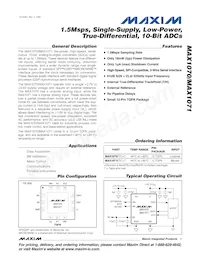 MAX1070CTC+T Datenblatt Cover