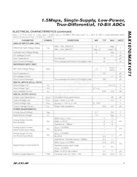 MAX1070CTC+T Datasheet Page 3