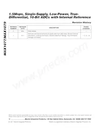 MAX1079CTC+T 데이터 시트 페이지 18