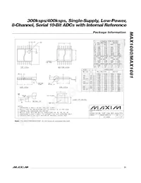 MAX1080BCUP+ Datasheet Page 23