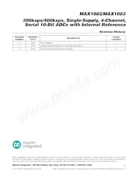 MAX1082ACUE+T Datasheet Page 23