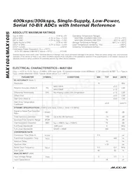 MAX1085ACSA+T Datenblatt Seite 2