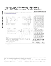 MAX1093BCEG+T Datasheet Pagina 20