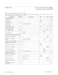 MAX11108AVB+T Datasheet Page 3