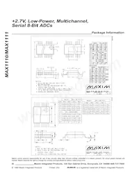MAX1110EAP+TG52 Datasheet Page 20