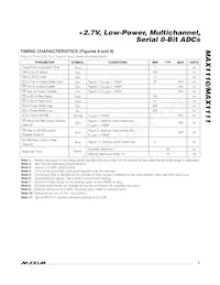 MAX1111CPE+ Datasheet Page 5