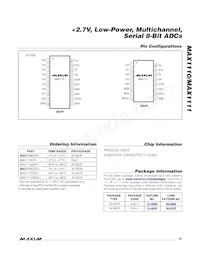 MAX1111CPE+ Datasheet Pagina 19