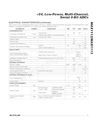 MAX1112EAP+T Datasheet Page 3