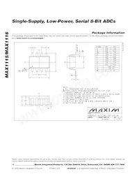 MAX1115EKA+TG002 Datasheet Page 12