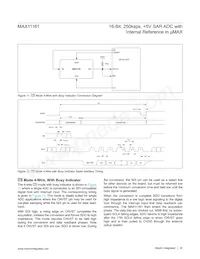 MAX11161EUB+T Datasheet Page 20