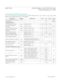 MAX11164ETC+T Datasheet Pagina 3