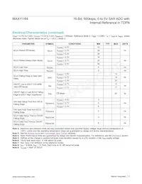 MAX11164ETC+T Datasheet Page 5