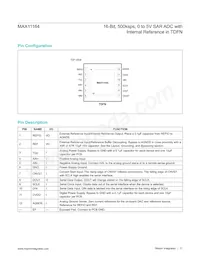 MAX11164ETC+T Datasheet Page 11