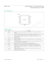 MAX11165ETC+T Datasheet Page 11