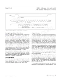 MAX11167ETC+T Datasheet Page 17