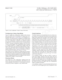 MAX11167ETC+T Datasheet Pagina 17