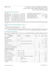 MAX11190ATE+T Datasheet Page 4