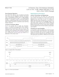 MAX11190ATE+T Datasheet Page 15