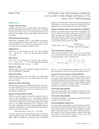 MAX11190ATE+T Datasheet Page 17