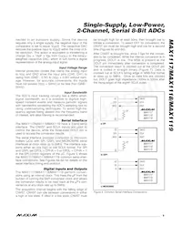 MAX1119EKA-T Datasheet Page 9