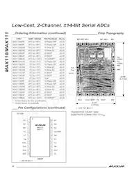 MAX111AEWE+ Datasheet Page 22