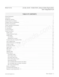 MAX11214EUG+T Datasheet Pagina 2