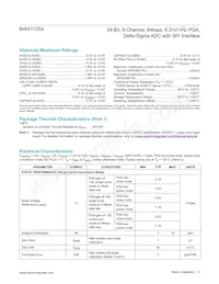 MAX11254ATJ/V+ Datasheet Page 2