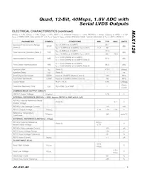 MAX1126EGK+TD Datasheet Pagina 3