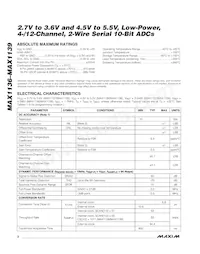 MAX1138LEEE+T Datenblatt Seite 2