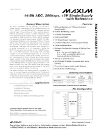 MAX1142BCAP+T Datenblatt Cover