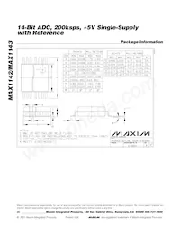 MAX1142BCAP+T Datasheet Page 20